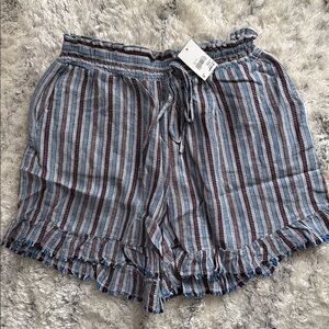 NWT Americana Linen Beach Shorts